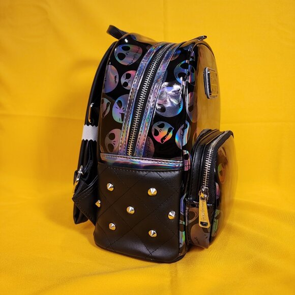 Disney Parks Loungefly The Nightmare Before Christmas Jack Face Mini Backpack - Picture 4 of 11